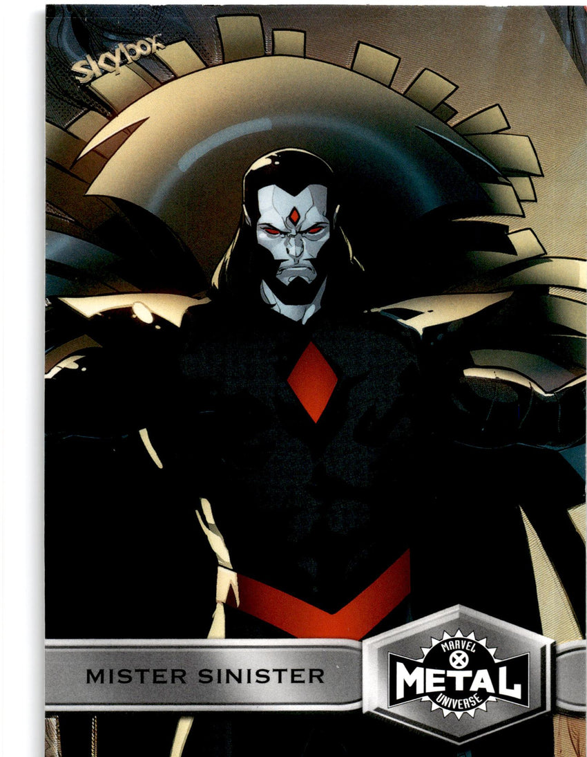 2021 Marvel X-men Metal Universe Mister Sinister Base High Series No 186