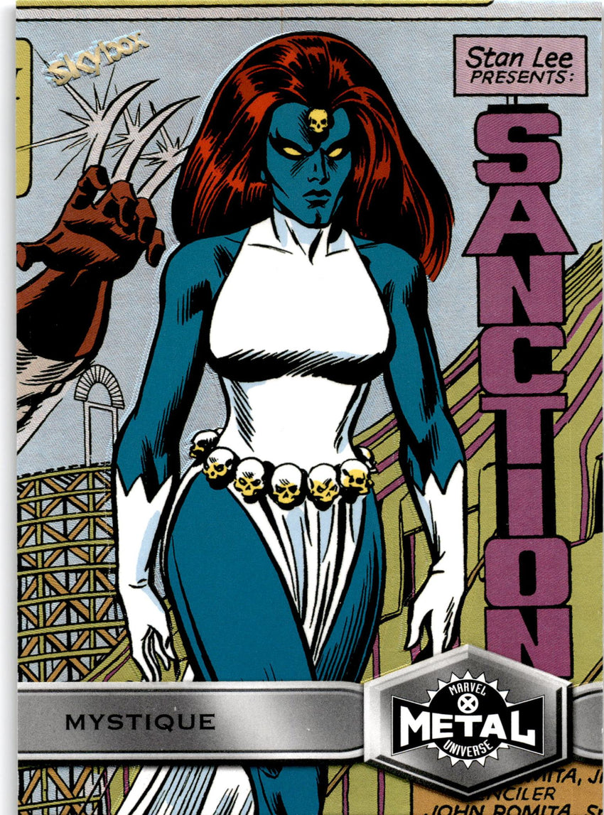 2021 Marvel X-men Metal Universe Mystique Base High Series No 187