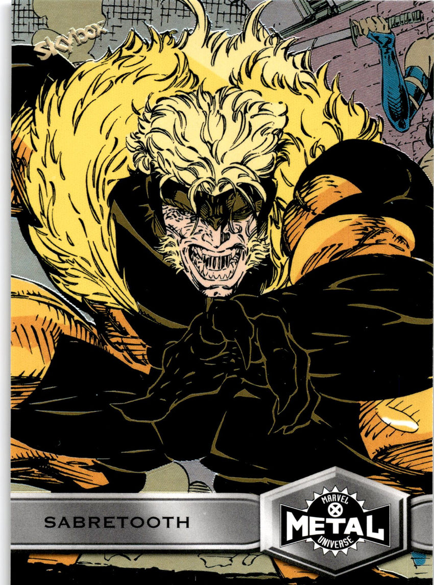2021 Marvel X-men Metal Universe Sabretooth Base High Series No 192