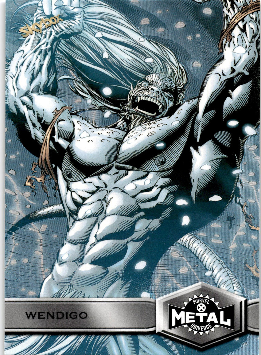 2021 Marvel X-men Metal Universe Wendigo Base High Series No 200