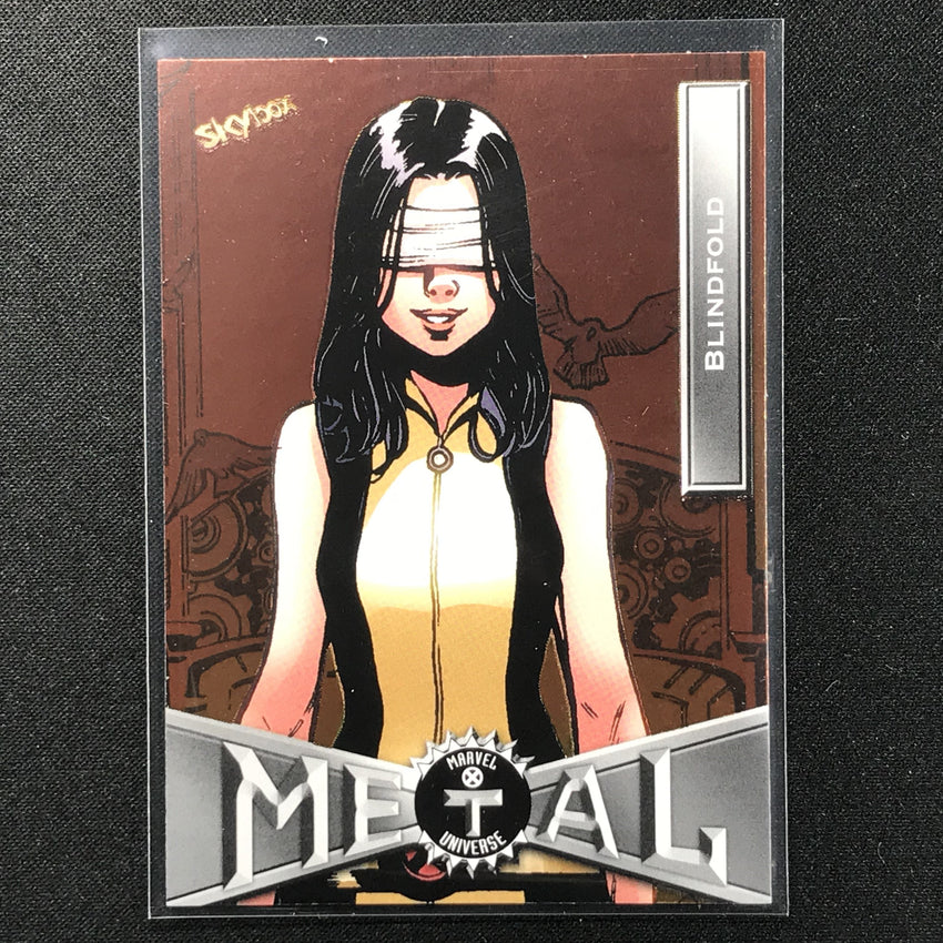 2021 Marvel X-men Metal Universe Blindfold Base Gold No 8