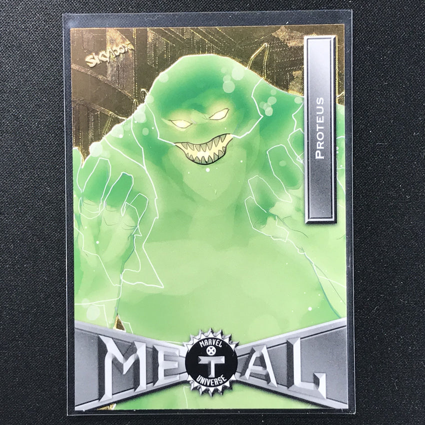 2021 Marvel X-men Metal Universe Proteus Base Gold No 51
