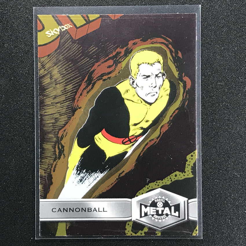 2021 Marvel X-men Metal Universe Cannonball Base High Series Gold No 114