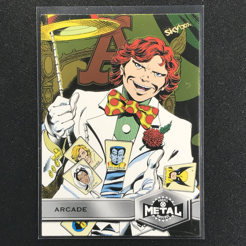 2021 Marvel X-men Metal Universe Arcade Base High Series Gold No 178