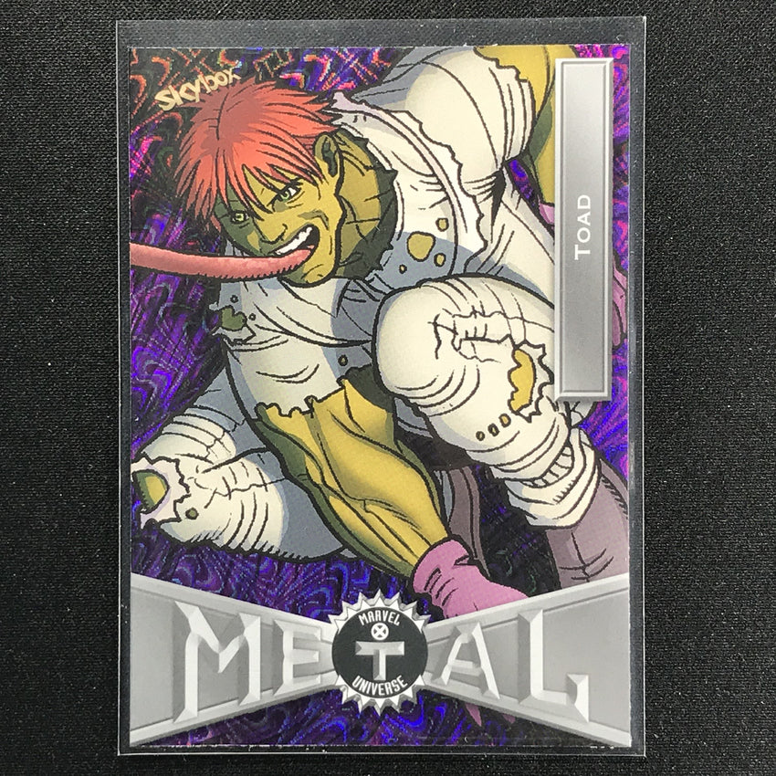 2021 Marvel X-men Metal Universe Toad Base Grandiose No 98