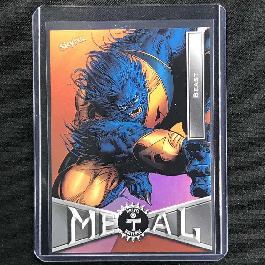 2021 Marvel X-men Metal Universe Beast Base Pink 63/75 No 5