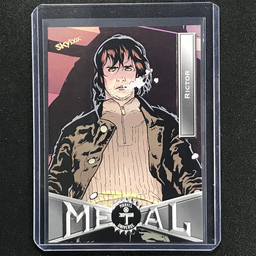 2021 Marvel X-men Metal Universe Rictor Base Pink 31/75 No 55
