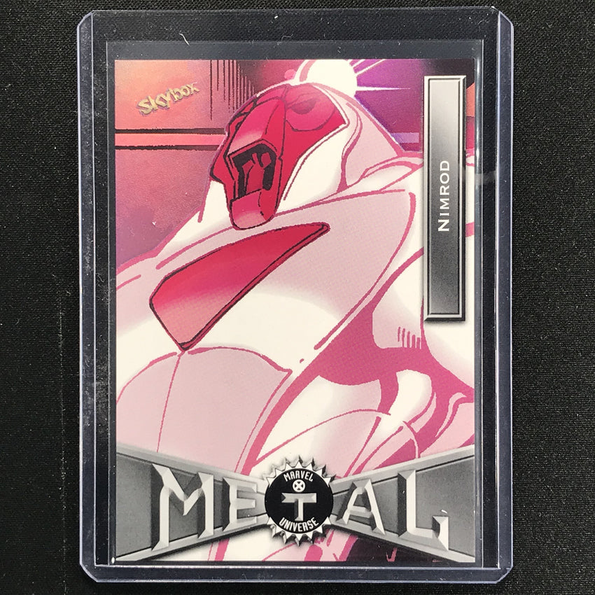 2021 Marvel X-men Metal Universe Nimrod Base Pink 4/75 No 88