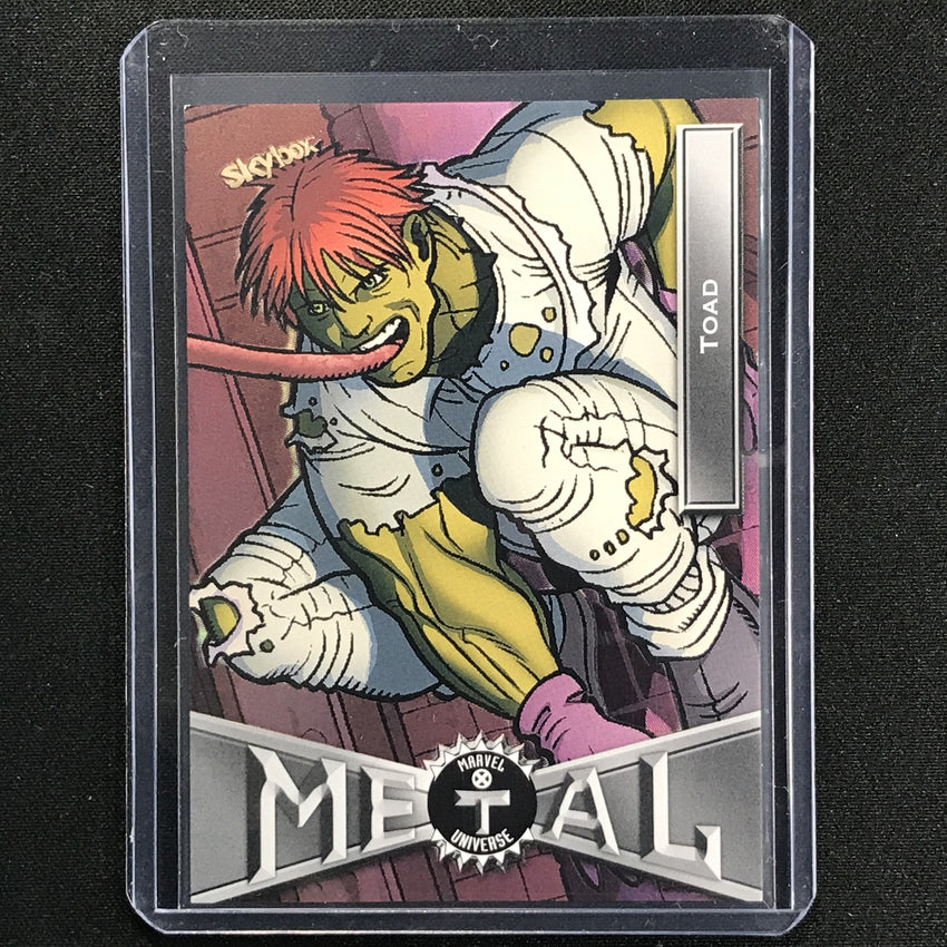 2021 Marvel X-men Metal Universe Toad Base Pink 44/75 No 98