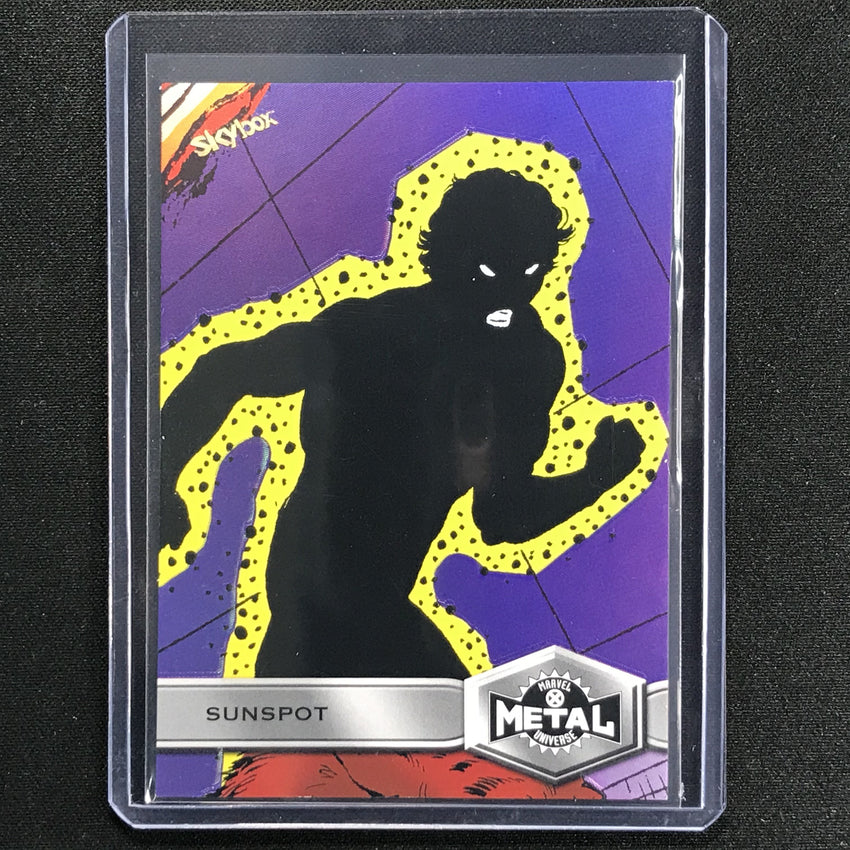 2021 Marvel X-men Metal Universe Sunspot Base High Series Pink 32/75 No 163