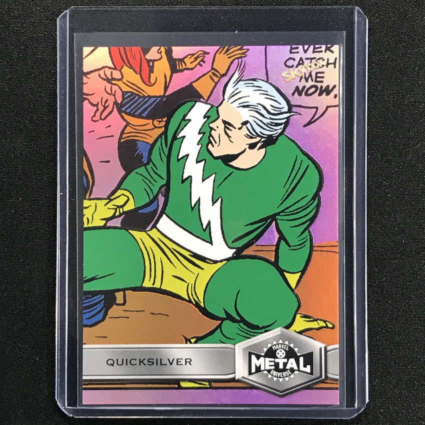 2021 Marvel X-men Metal Universe Quicksilver Base High Series Pink 64/75 No 176