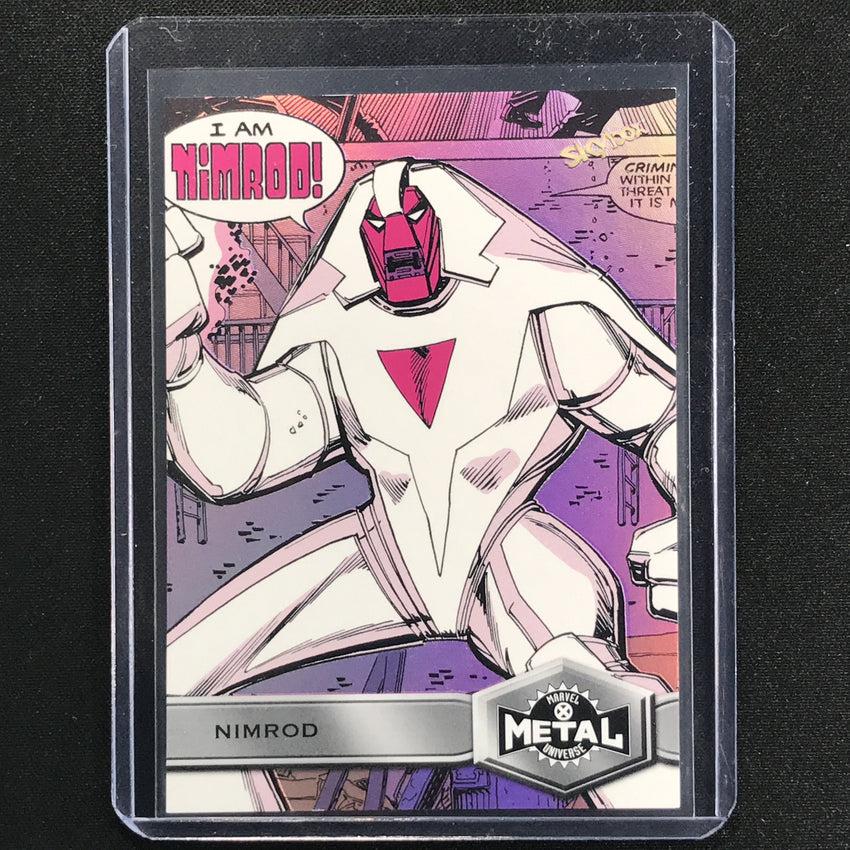 2021 Marvel X-men Metal Universe Nimrod Base High Series Pink 71/75 No 188
