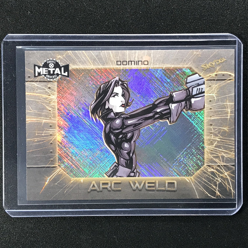 2021 Marvel X-men Metal Universe Domino Arc Weld No 6
