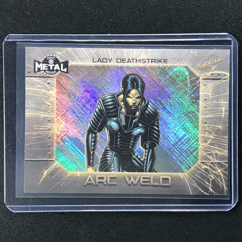 2021 Marvel X-men Metal Universe Lady Deathstrike Arc Weld No 9