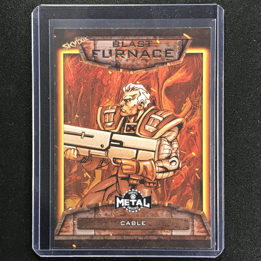 2021 Marvel X-men Metal Universe Cable Blast Furnace No 4