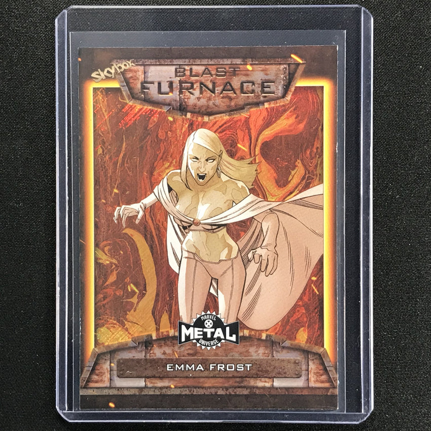 2021 Marvel X-men Metal Universe Emma Frost Blast Furnace No 7