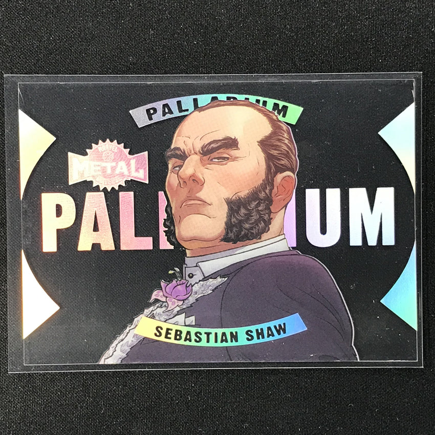 2021 Marvel X-men Metal Universe Sebastian Shaw Palladium Acetate No 41