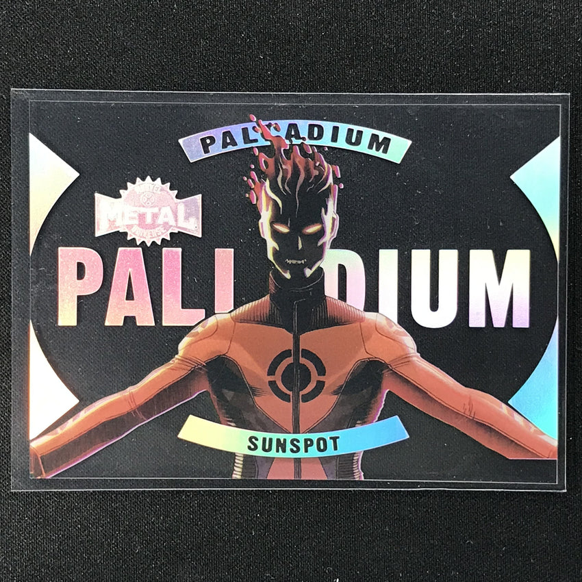 2021 Marvel X-men Metal Universe Sunspot Palladium Acetate No 44