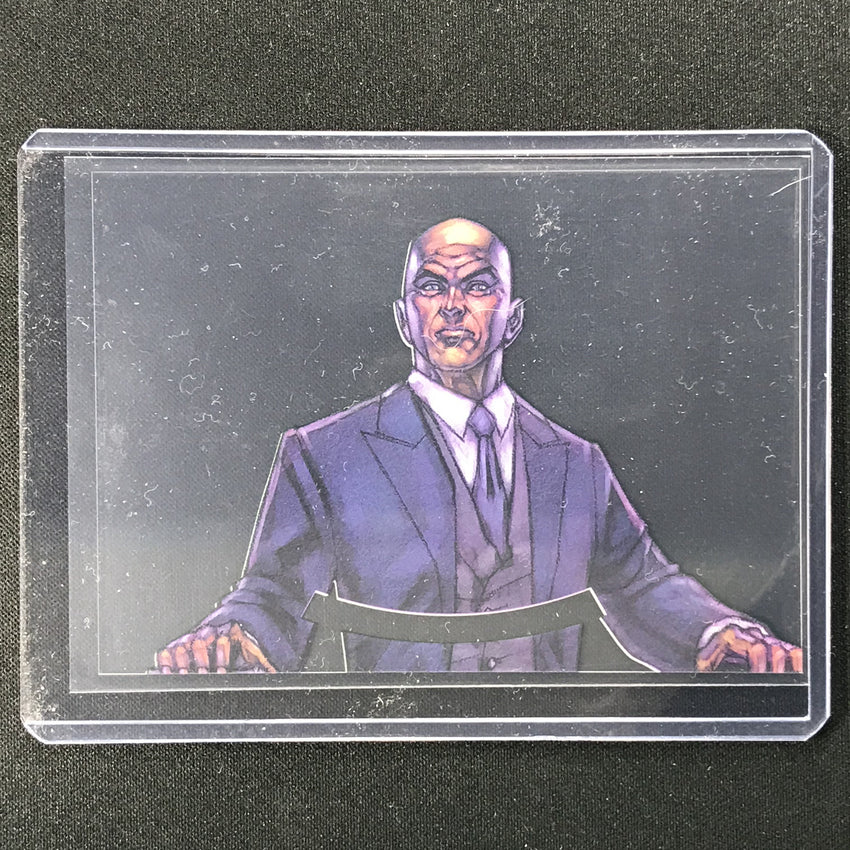 2021 Marvel X-Men Metal Universe PROFESSOR X Palladium Acetate #35 MISPRINT
