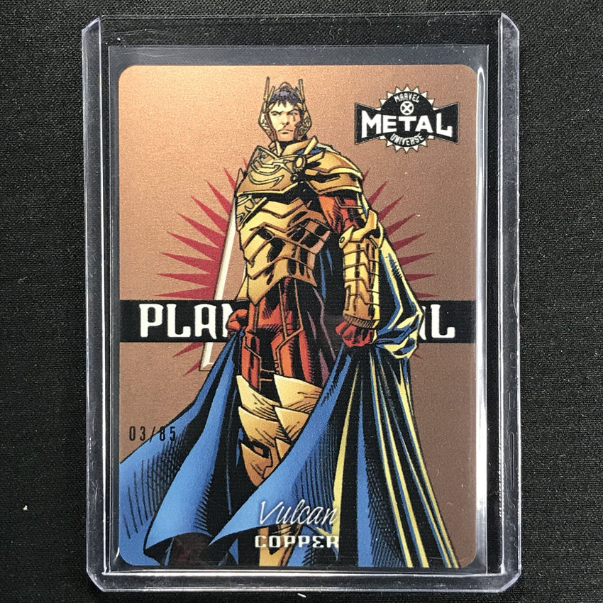 2021 Marvel X-men Metal Universe Vulcan Planet Metal Copper 3/85