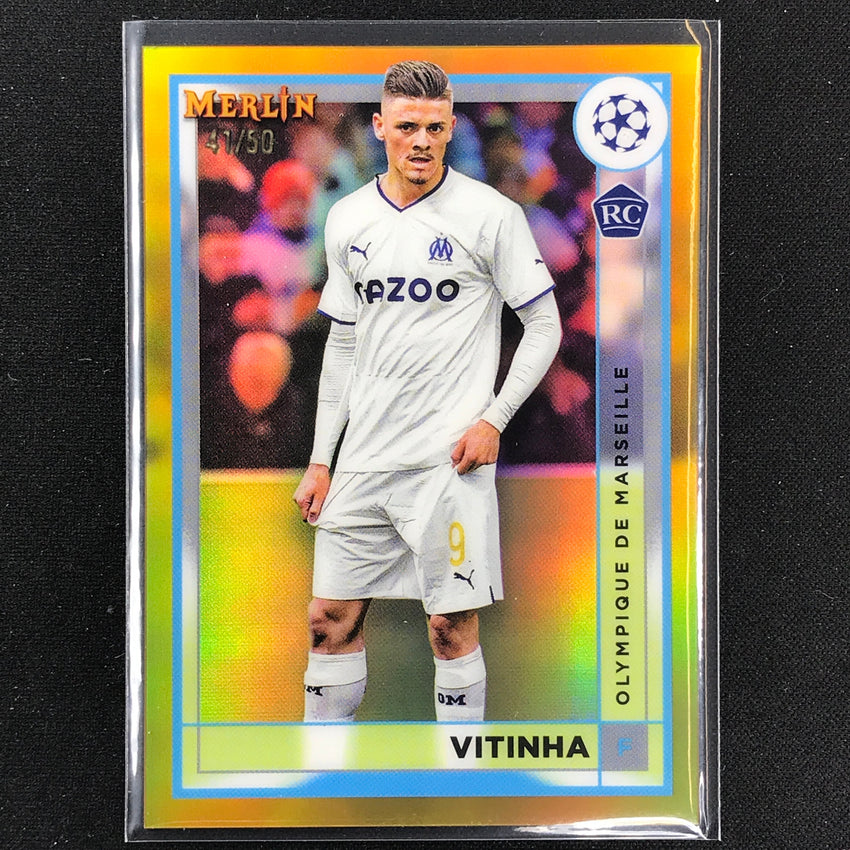2022-23 Merlin Chrome Uefa Vitinha Rookie Gold 41/50