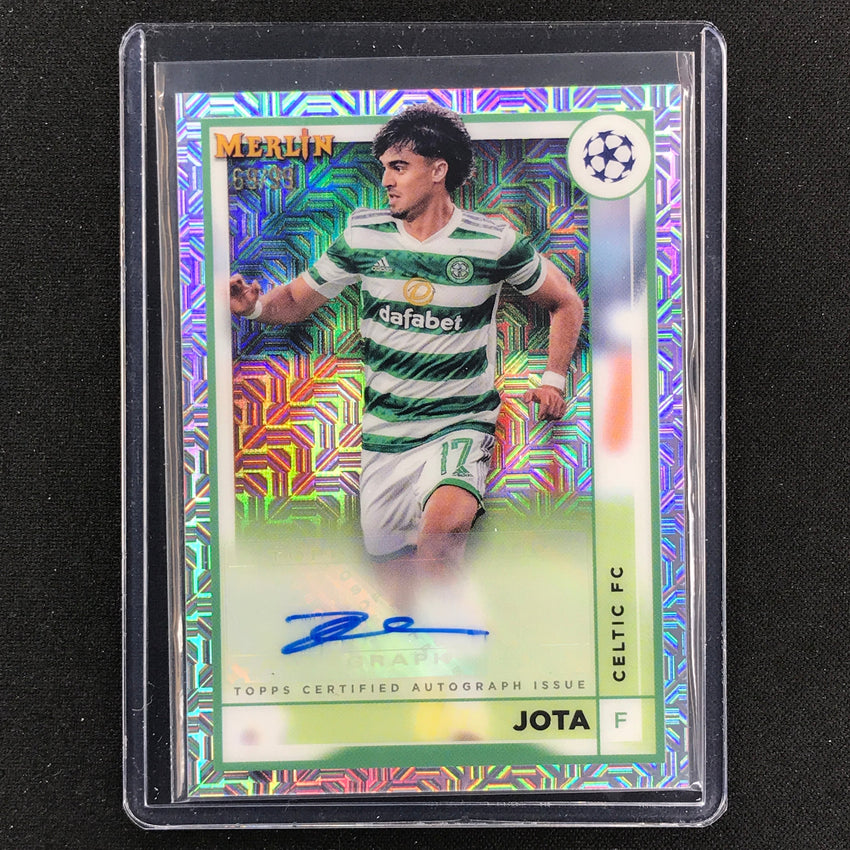 2022-23 Merlin Chrome Uefa Jota Base Auto Mojo 69/99