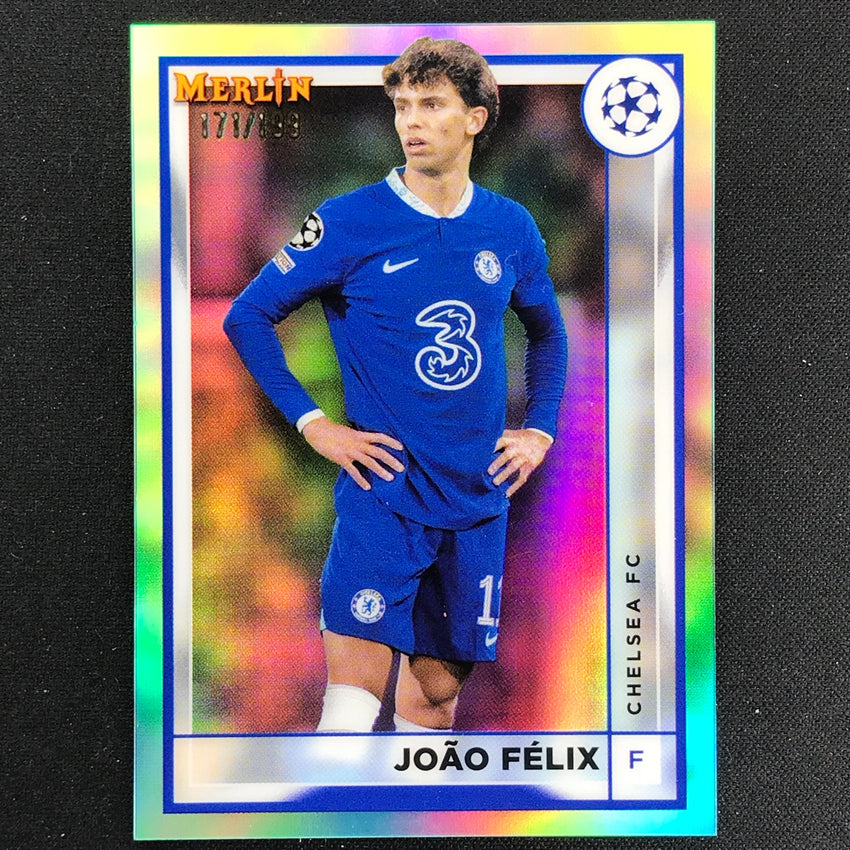 2022-23 Merlin Chrome Uefa Joao Felix Aqua /199 No 42