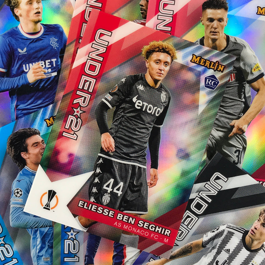 2022-23 Merlin Chrome UEFA FABIO MIRETTI Under 21 U-21 Stars Refractor #11