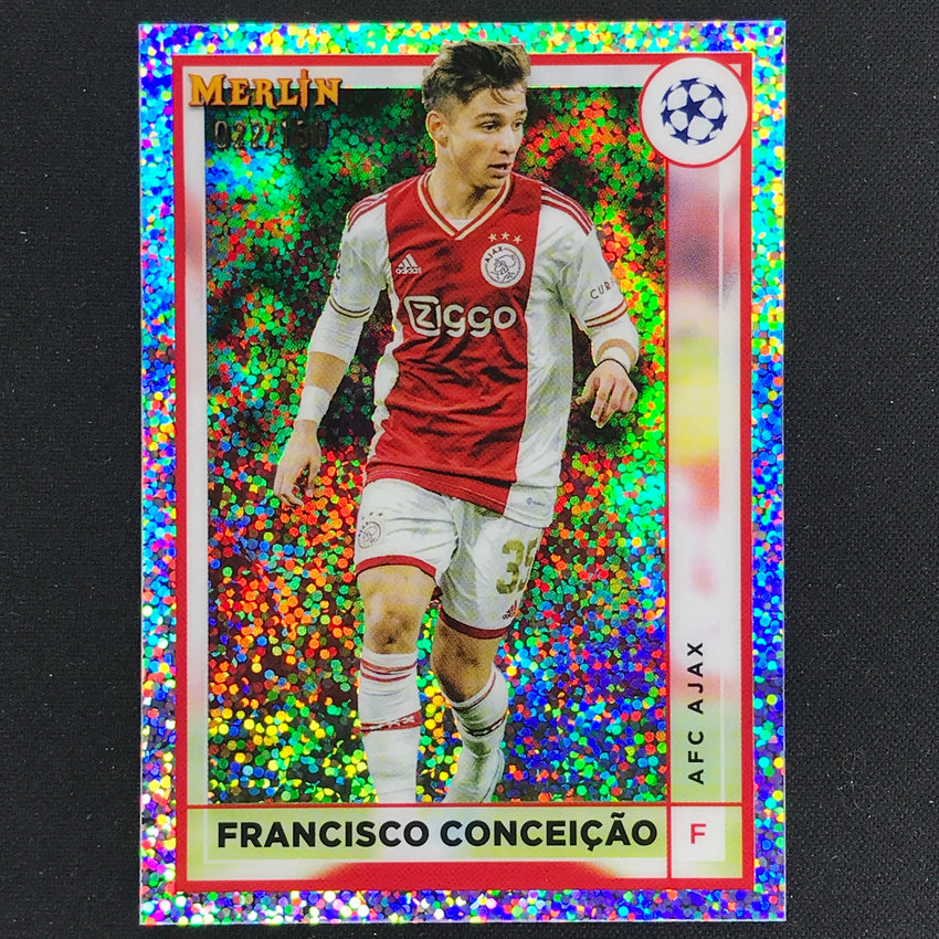 2022-23 Merlin Chrome Uefa Francisco Conceicao White Speckle /150 No 11