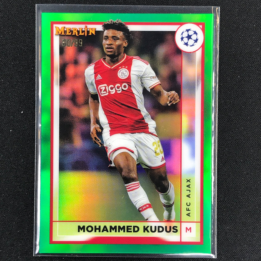 2022-23 Merlin Chrome Uefa Mohammed Kudus Green 80/99