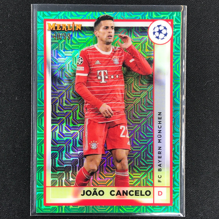 2022-23 Merlin Chrome Uefa Joao Cancelo Green Mojo 50/99