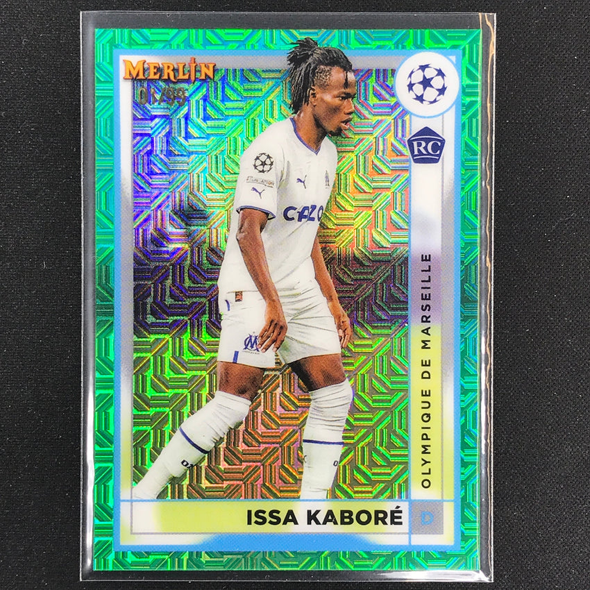 2022-23 Merlin Chrome Uefa Issa Kabore Rookie Green Mojo 1/99