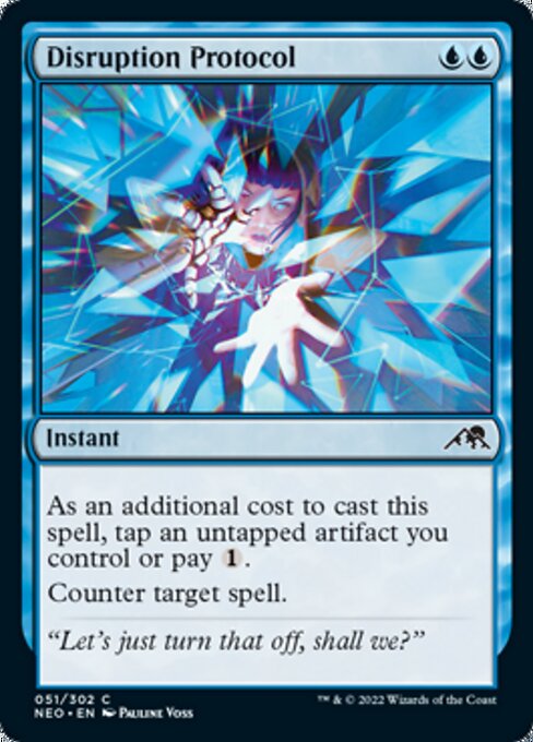 Disruption Protocol 51/302 -  Kamigawa Neon Dynasty CONNN