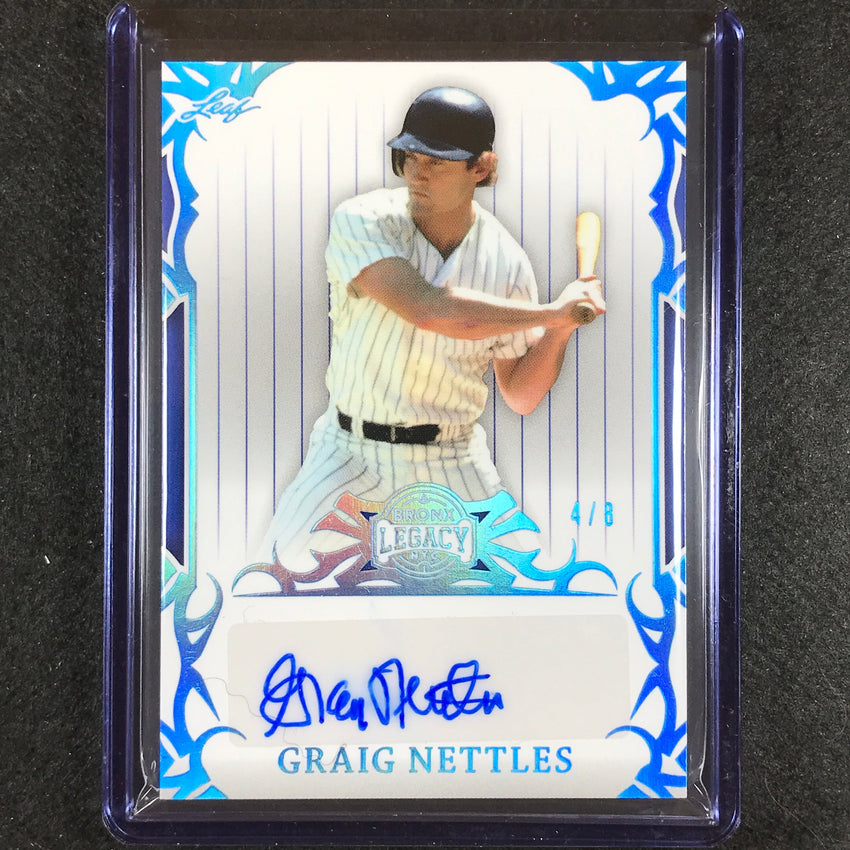 2023 A Bronx Legacy Mlb Graig Nettles Base Auto Platinum Holofoil 4/8