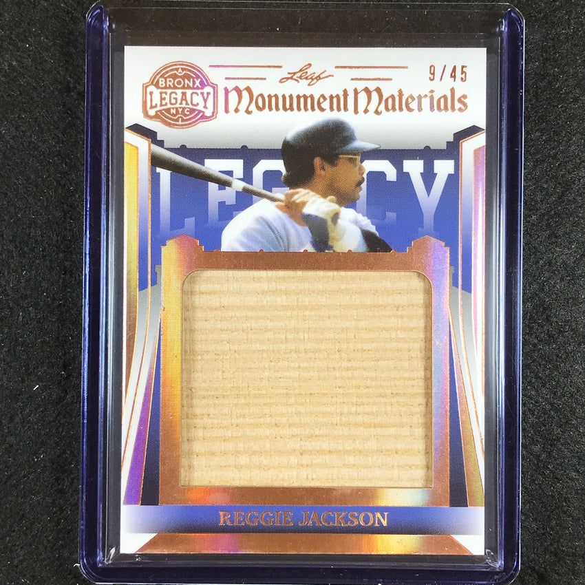 2023 A Bronx Legacy Mlb Reggie Jackson Monument Materials Relic Bronze 9/45