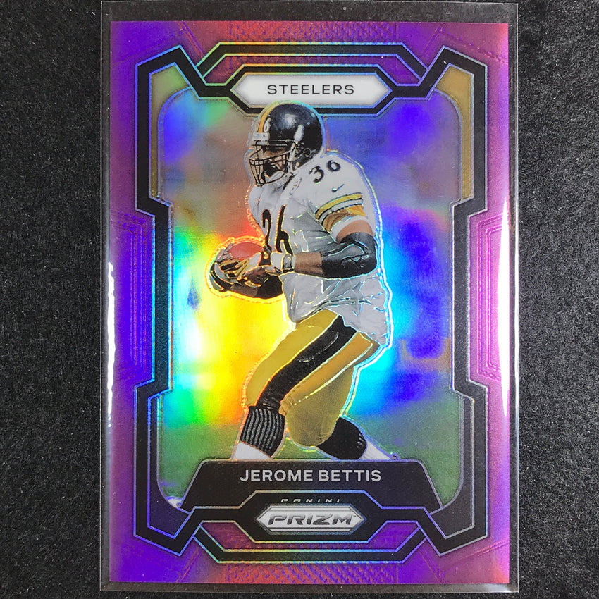 2023 Prizm Football Jerome Bettis Base Purple 36/125
