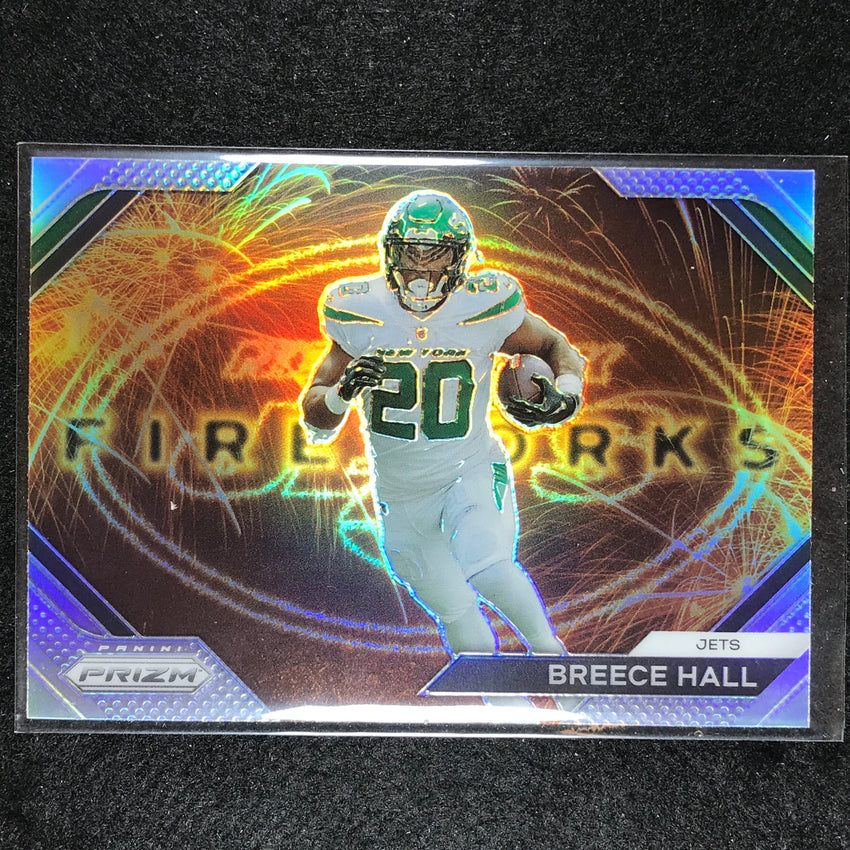 2023 Prizm Football BREECE HALL Fireworks Silver Prizm #19