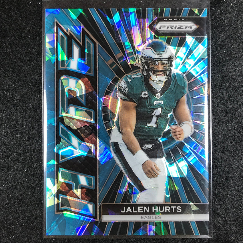 2023 Prizm Football Jalen Hurts Hype Blue Ice 46/99