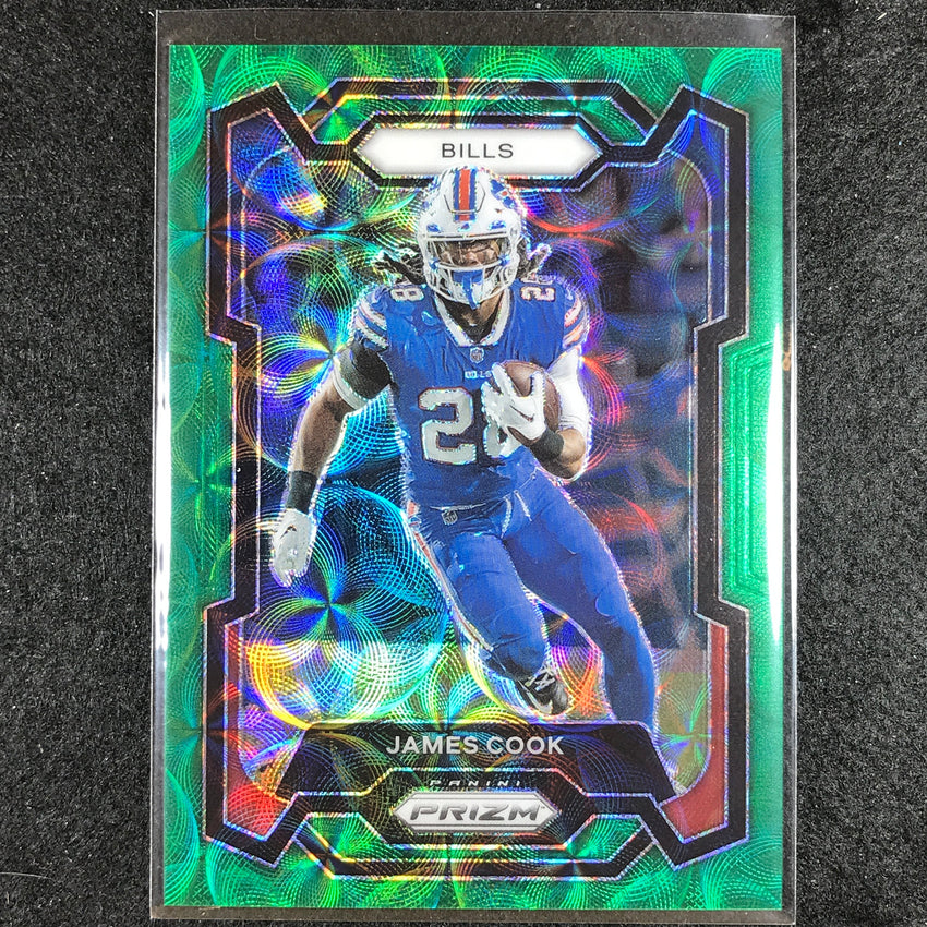 2023 Prizm Football James Cook Base Green Scope 63/75