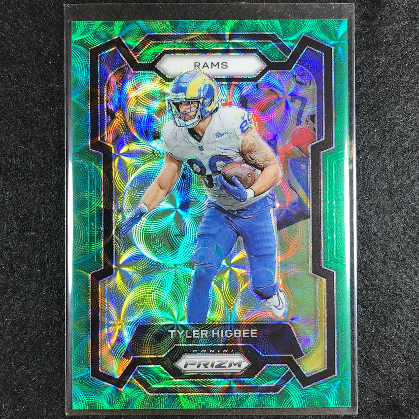 2023 Prizm Football Tyler Higbee Base Green Scope 4/75