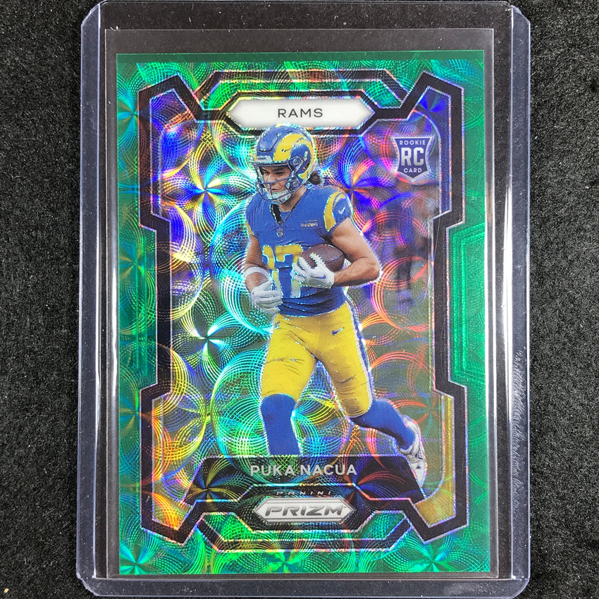 2023 Prizm Football PUKA NACUA Rookie Base Green Scope 22/75