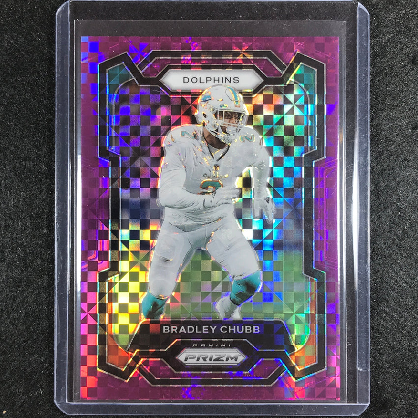 2023 Prizm Football Bradley Chubb Base Purple Power 20/49