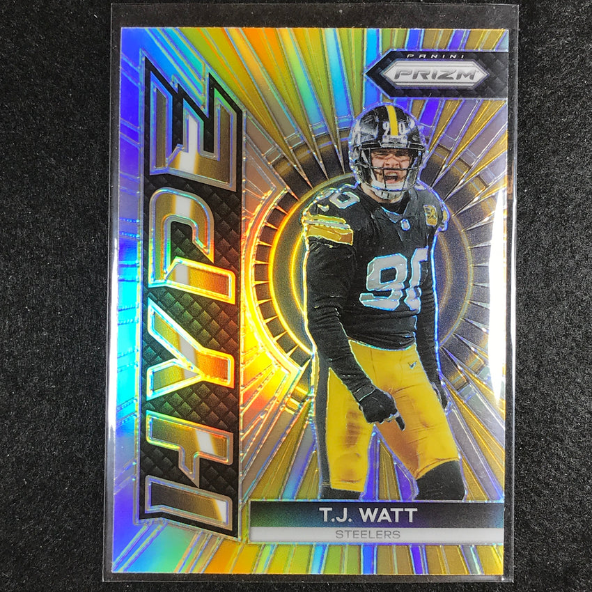 2023 Prizm Football T.J. WATT Hype Silver Prizm #14