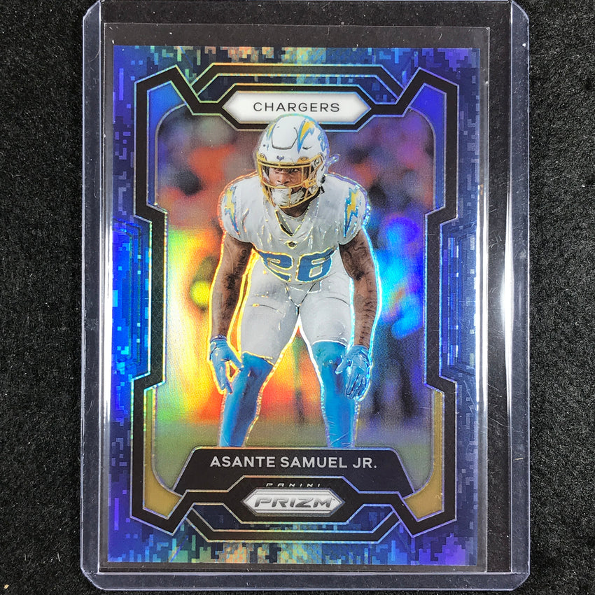 2023 Prizm Football Asante Samuel Jr. Navy Camo 10/25