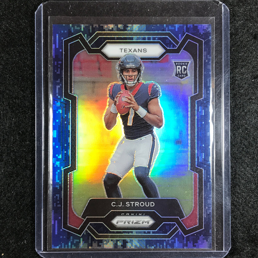 2023 Prizm Football C.J. STROUD Rookie Navy Camo 15/25
