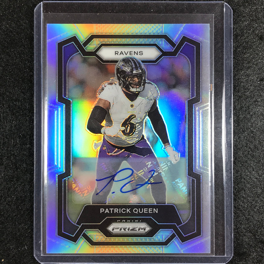 2023 Prizm Football Patrick Queen Base Auto Silver Prizm #24