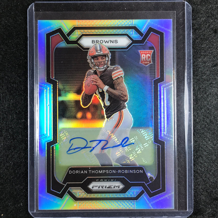 2023 Prizm Football Dorian Thompson-robinson Base Rookie Auto Silver Prizm No 322