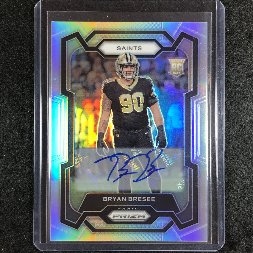 2023 Prizm Football Bryan Bresee Base Rookie Auto Silver Prizm #372