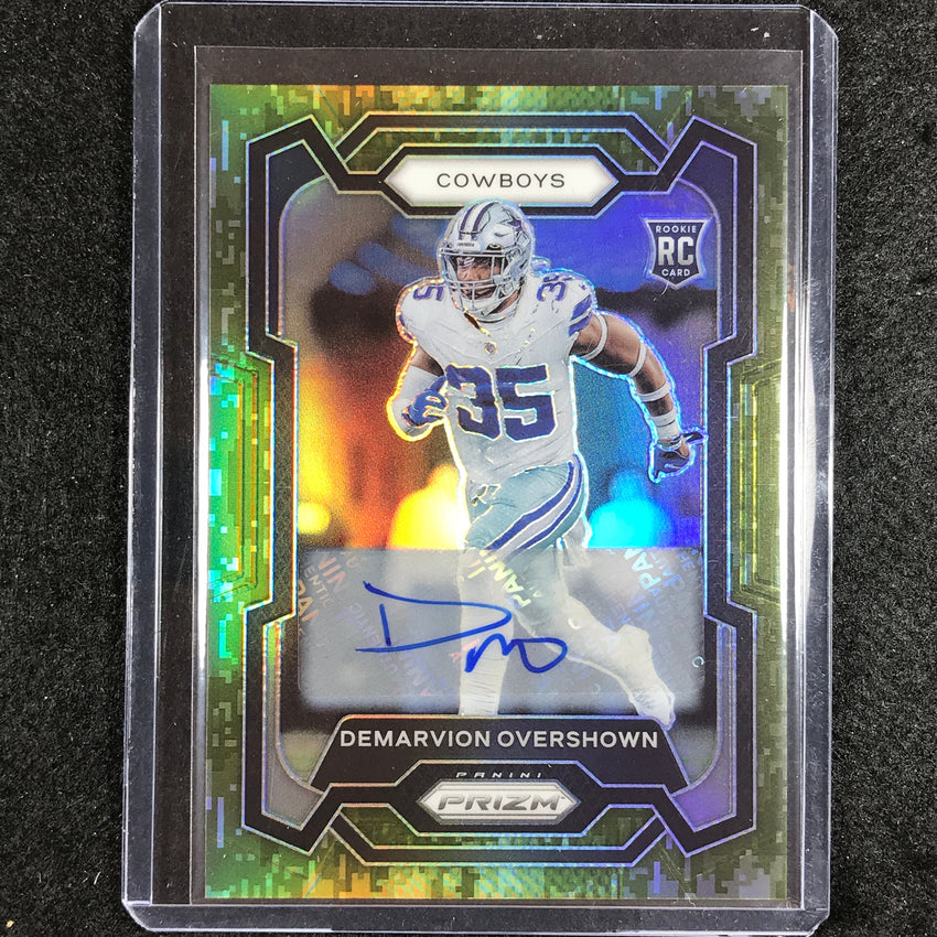 2023 Prizm Football Demarvion Overshown Base Rookie Auto Camo 13/25