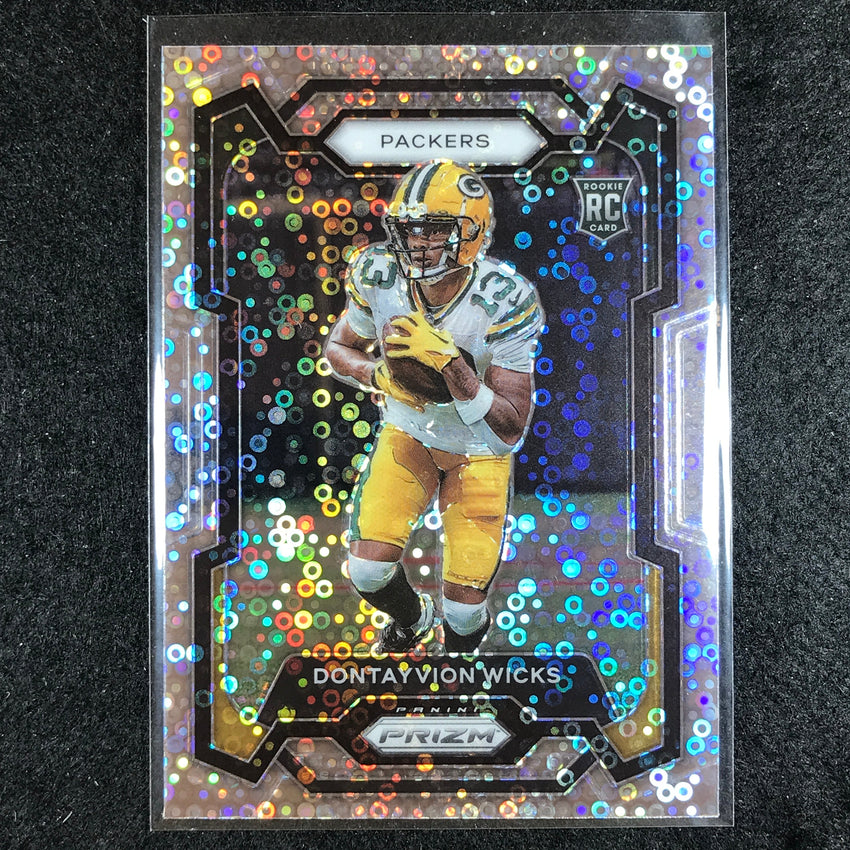 2023 Prizm Football Dontayvion Wicks Rookie Base No Huddle No 333